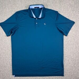 Greyson Polo Shirt XL Performance Stretch Golf Athletic Short Sleeve Wolf Logo